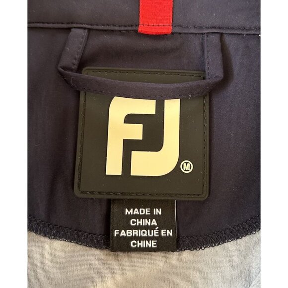 FootJoy TempoSeries Lightweight Softshell Golf Vest Men's Size Medium Blue Red - Picture 7 of 11